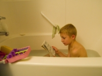 DSC 07540018  Reading in the bath : 2012, keeper
